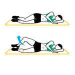 side-lying clam for knee strenght